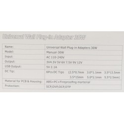 ADT-Universal 30 Watt Plug-In