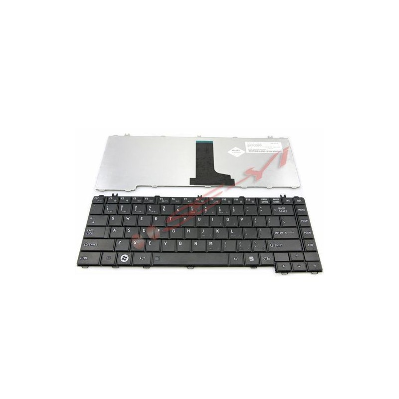 Keyboard Toshiba Satellite B40-A C600 C605 C640 L600 L630 L635 L640 L640D L645 L645D L730 L745 Series (Black Glossy )