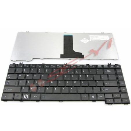 Keyboard Toshiba Satellite B40-A C600 C605 C640 L600 L630 L635 L640 L640D L645 L645D L730 L745 Series ( Black Glossy )