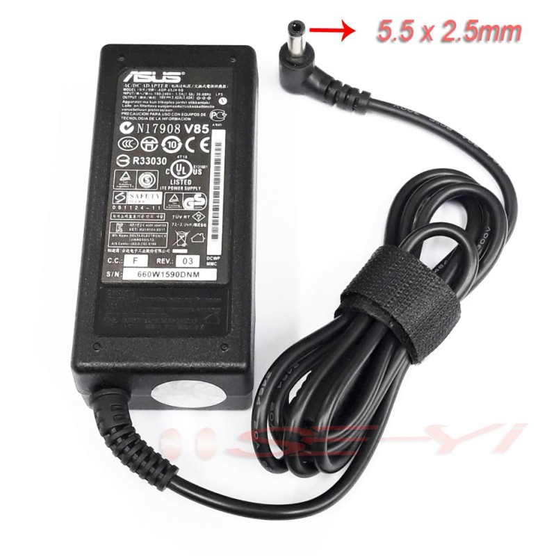 ADAPTOR ASUS AS5 19V 3,42A 5,5 x 2.5