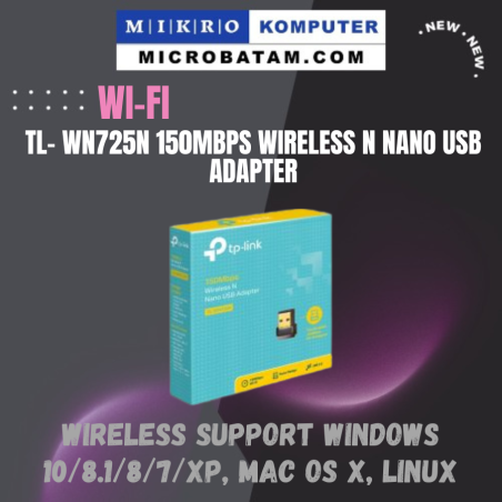 TL-WN725N 150Mbps Wireless N Nano USB Adapter