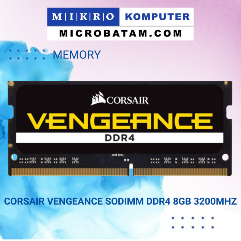 CORSAIR VENGEANCE SODIMM DDR4 8GB 3200MHz