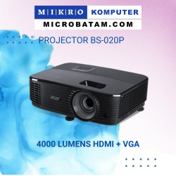 PROJECTOR ACER BS-020P DLP SVGA 4000 Lumens HDMI + VGA / Proyektor Acer BS020P