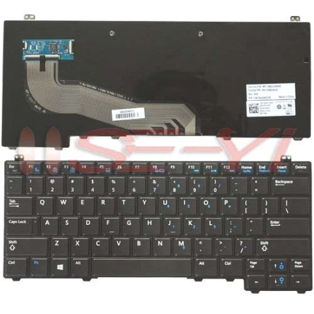 Keyboard DELL Latitude E5440 E5450 Y4H14 Black Non Pointer