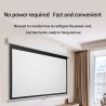 SCREEN PROJECTOR 96INCH 4:3 MANUAL AUTOLOCK