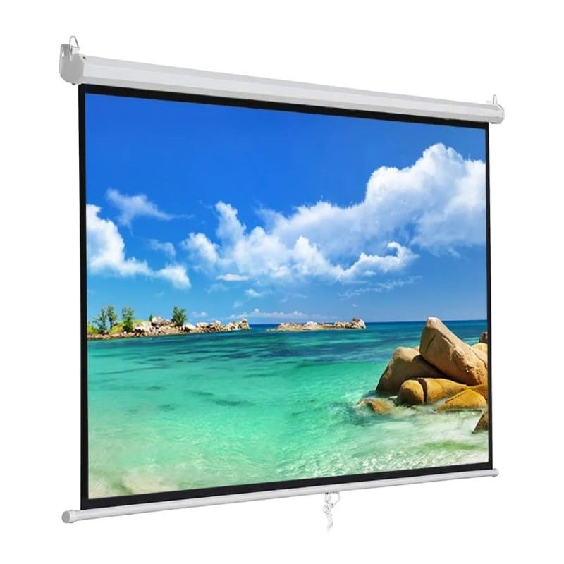 SCREEN PROJECTOR 96INCH 4:3 MANUAL AUTO