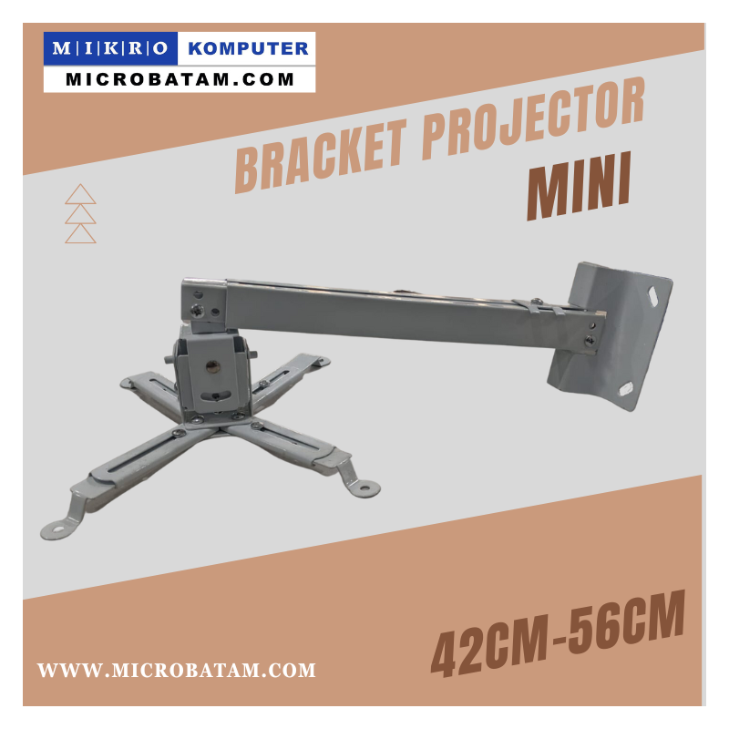 BRACKET PROJECTOR MINI PUTIH