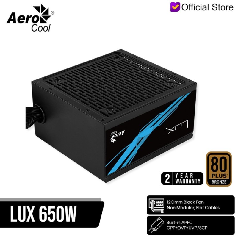 POWER SUPPLY AEROCOOL LUX RGB 650M