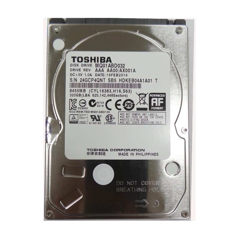 HDD TOSHIBA 320GB