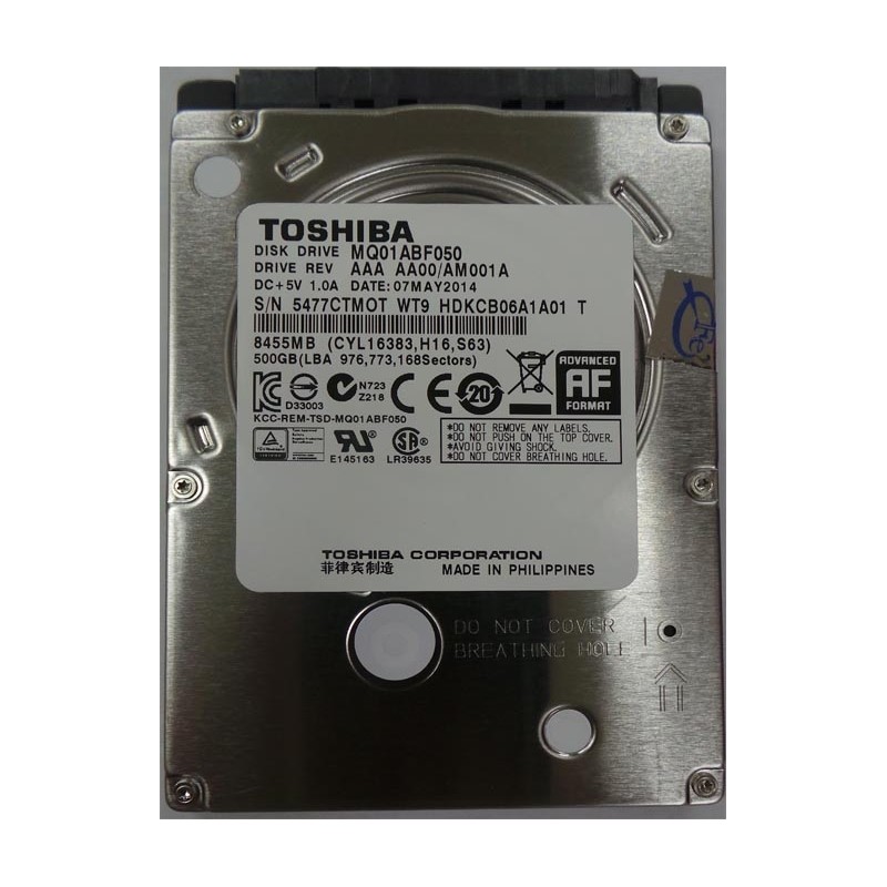 HDD TOSHIBA 500GB