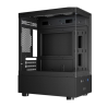 Gamen GCS100 Gaming Case mATX Tempered Glass - BLACK