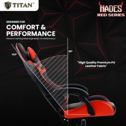 Titan Hades Series Premium Quality Seat Kursi Gaming Chair 